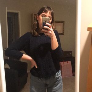 J. Crew Sweaters - J. Crew cable knit cropped sweater J. Crew Sweaters - J. Crew cable knit cropped sweater
